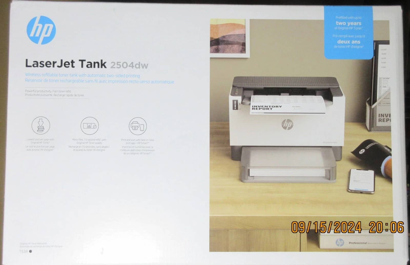 HP LaserJet Tank 2504dw Printers New