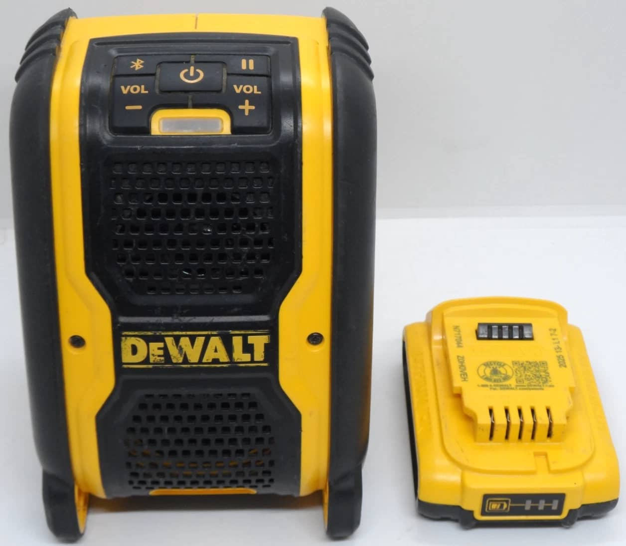 DEWALT DCR006 Portable Bluetooth Speakers Yellow Refurbished - Excellent