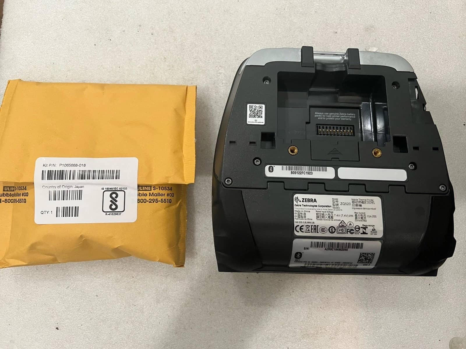 Zebra ZQ52-AUE0000-00 Printers Used - Good
