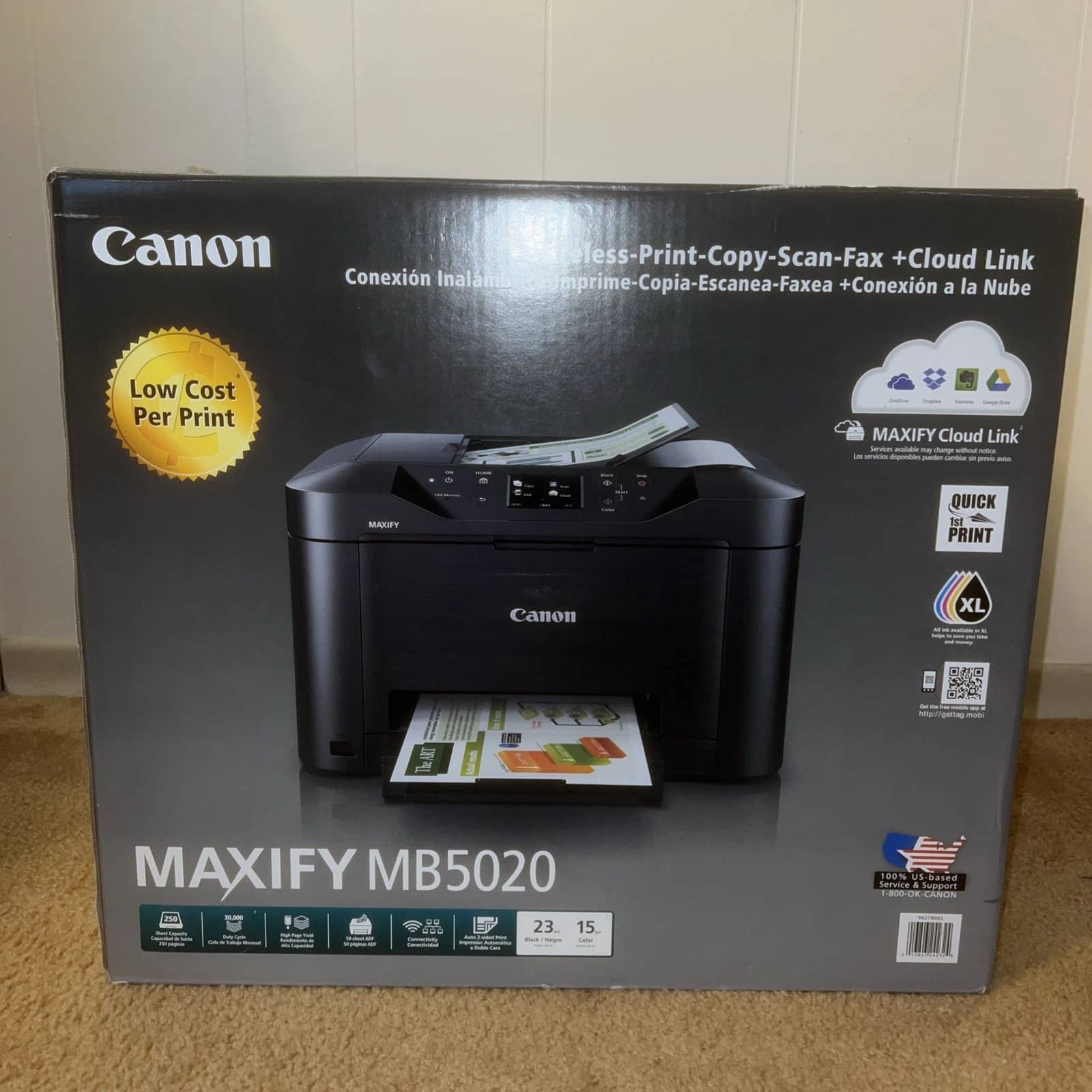 Canon MAXIFY MB5020 Printers Open-Box Excellent