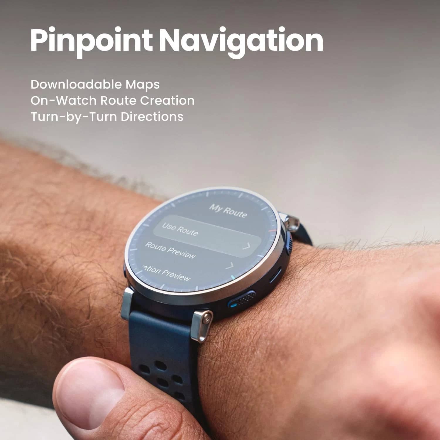 Amazfit Amazfit Active 3 Smartwatches Blue 45mm New