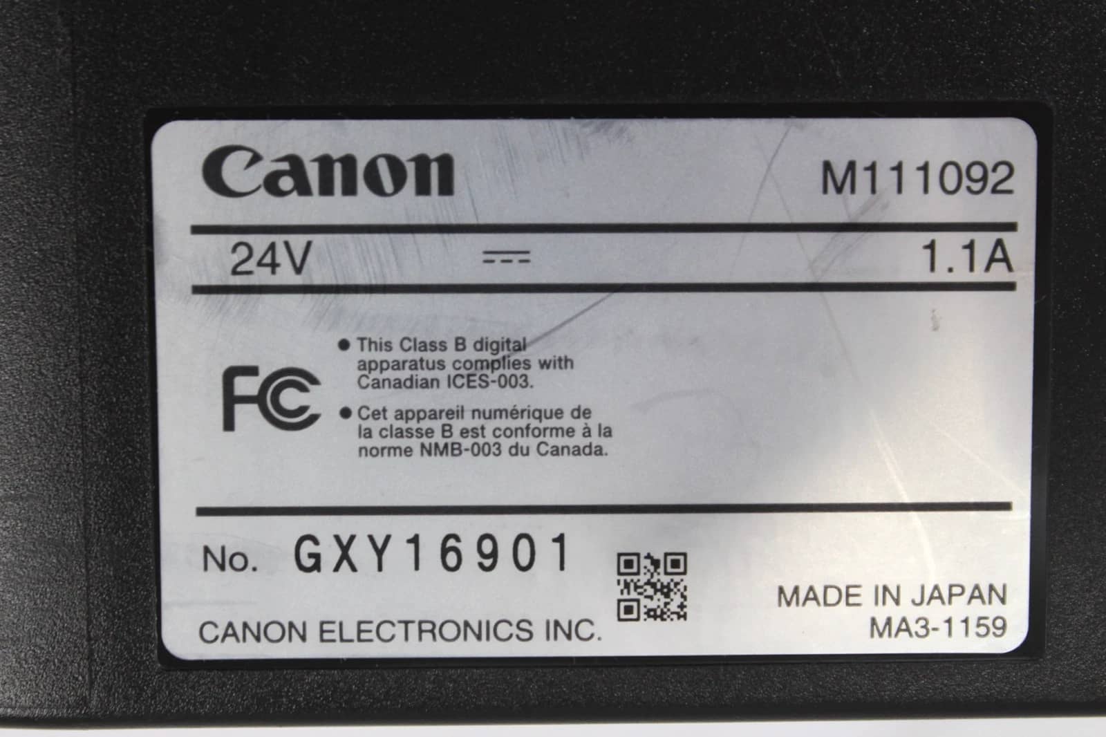 Canon ImageFormula DR-M160II Printers Used - Good