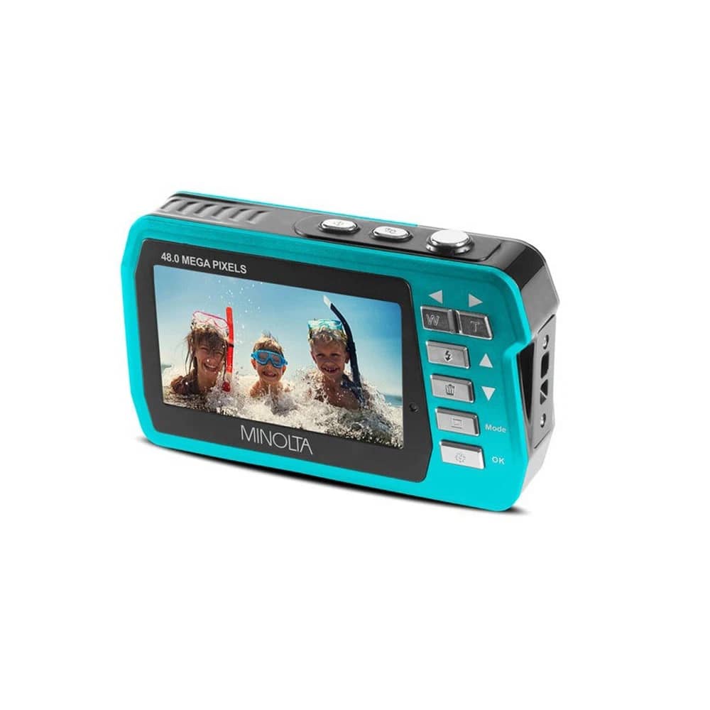 Minolta MN40WP-BL Digital Cameras Blue New Body Only