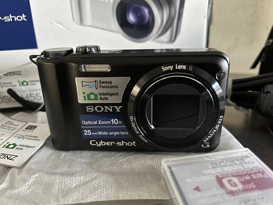 Sony Cyber-shot DSC-H55 Digital Cameras Black Used - Good Body Only