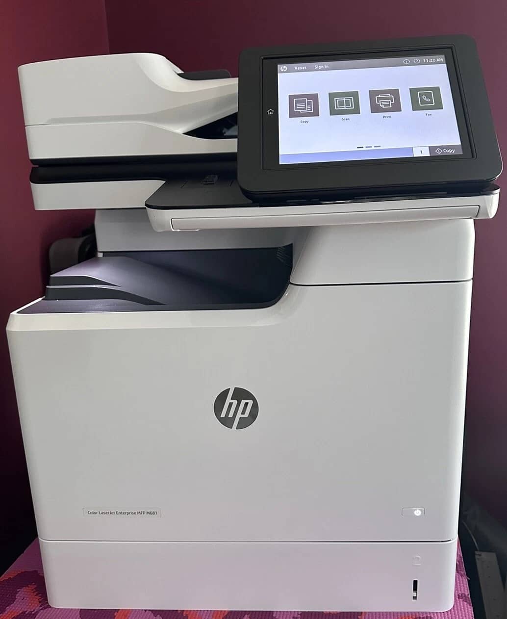 HP Color LaserJet Enterpirse MFP M681dh Printers Used - Good