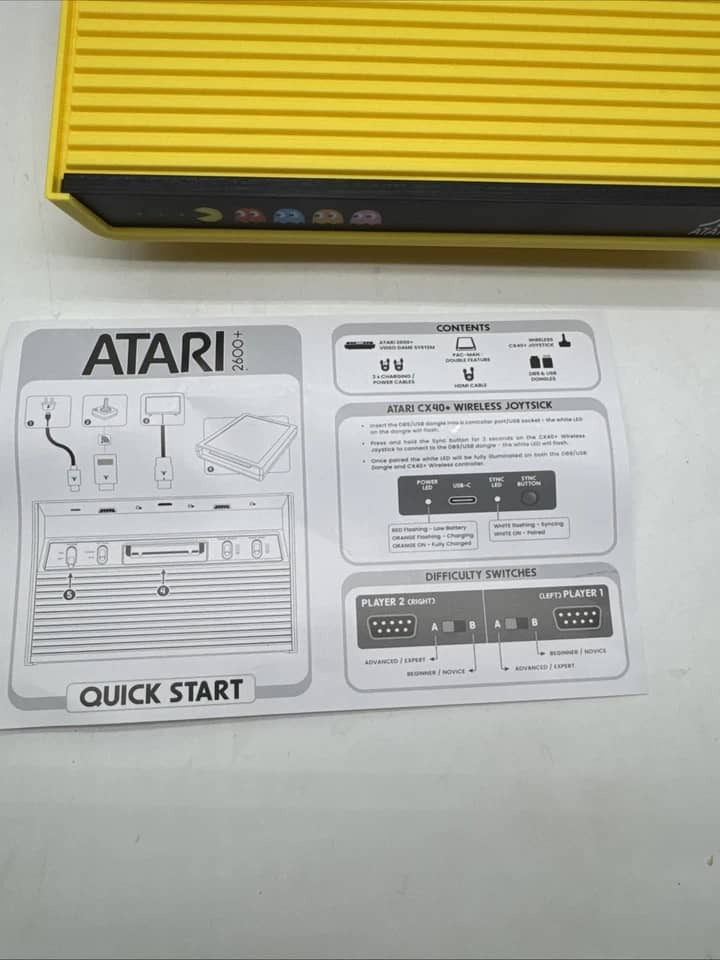 Atari Atari Official 2600+ Console & Joystick Video Game Consoles