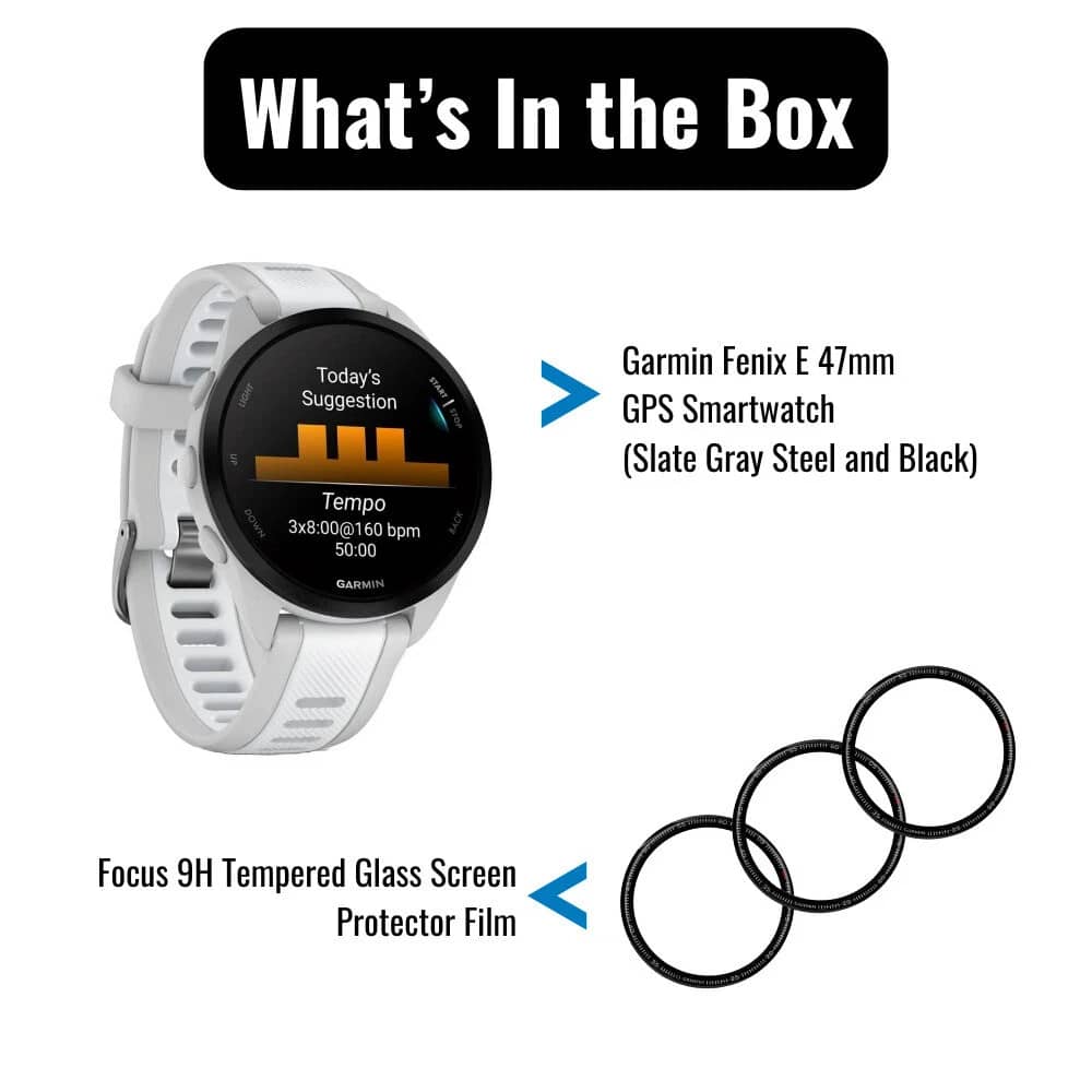 Garmin Forerunner 165 Smartwatches Black 43mm New