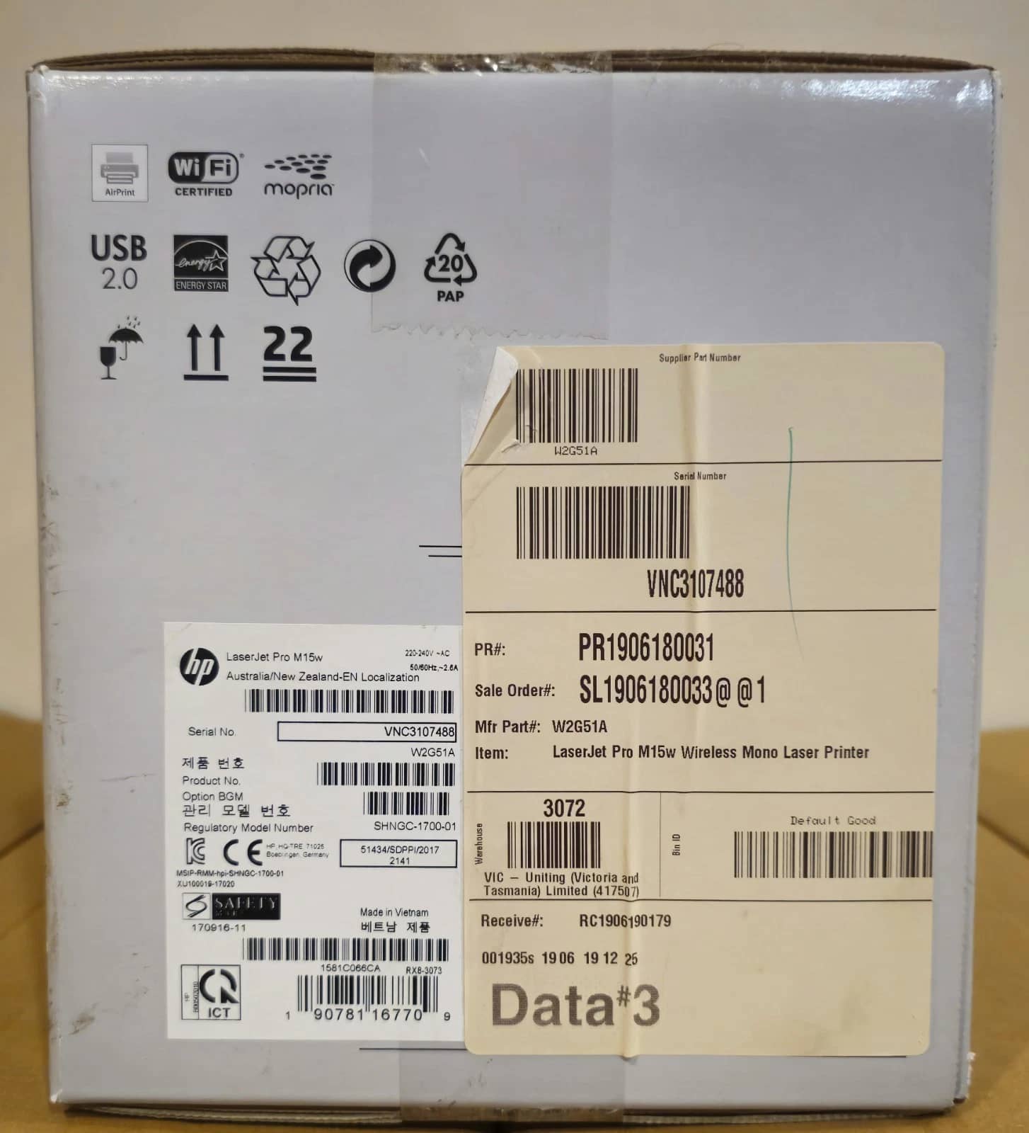 HP Laserjet Pro M15W Printers New