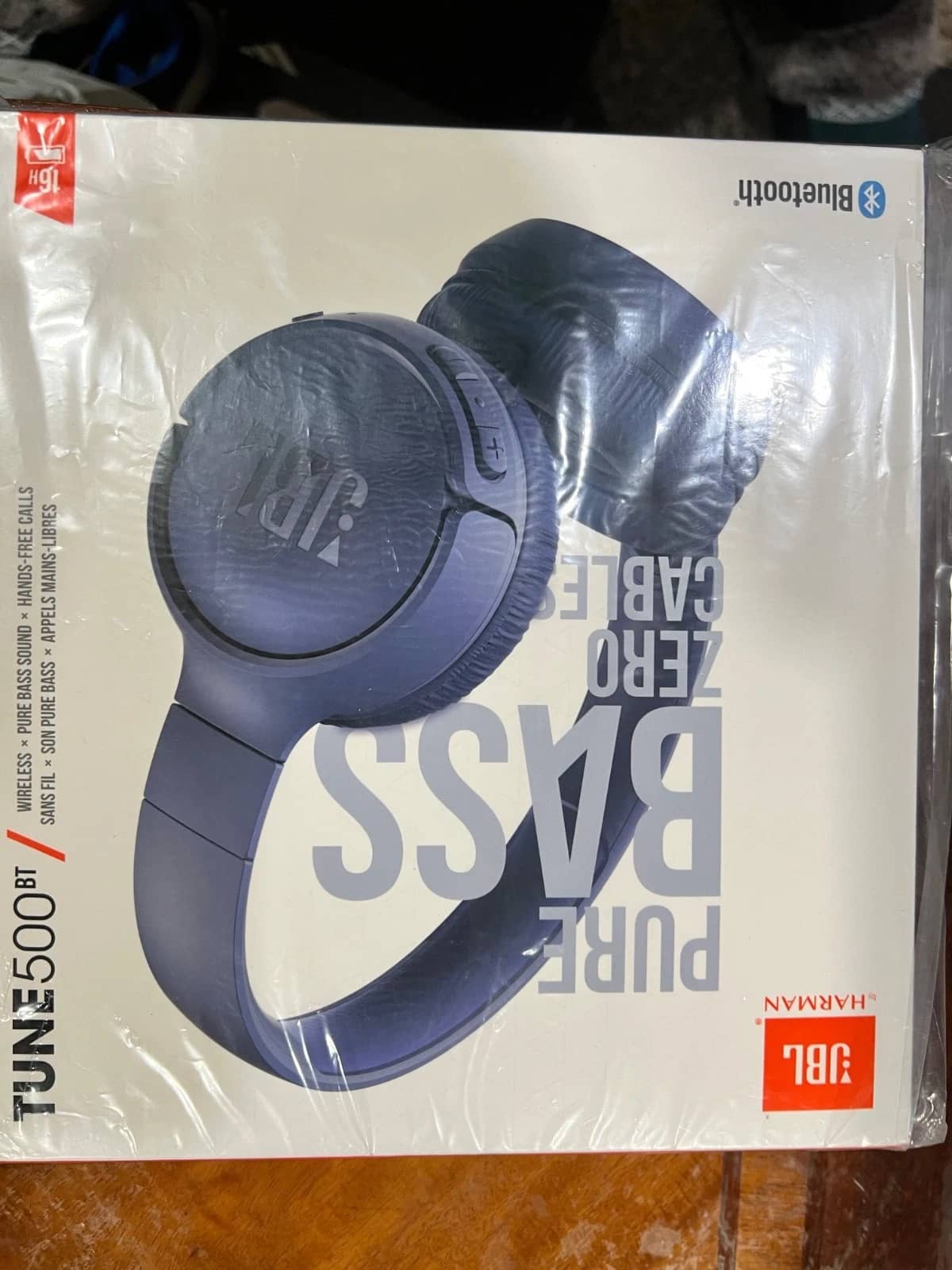 JBL Tune 500 Headphones & Earbuds Blue New