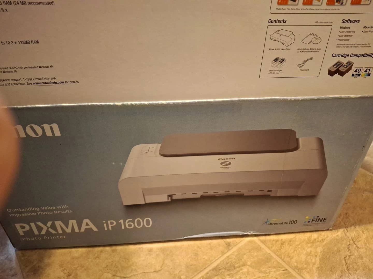 Canon Cannon Pixma iP1600 Printers New