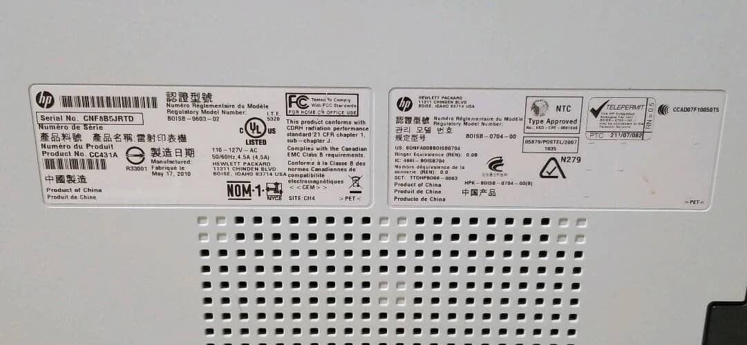 HP LaserJet CM1312NFI Printers Used - Good