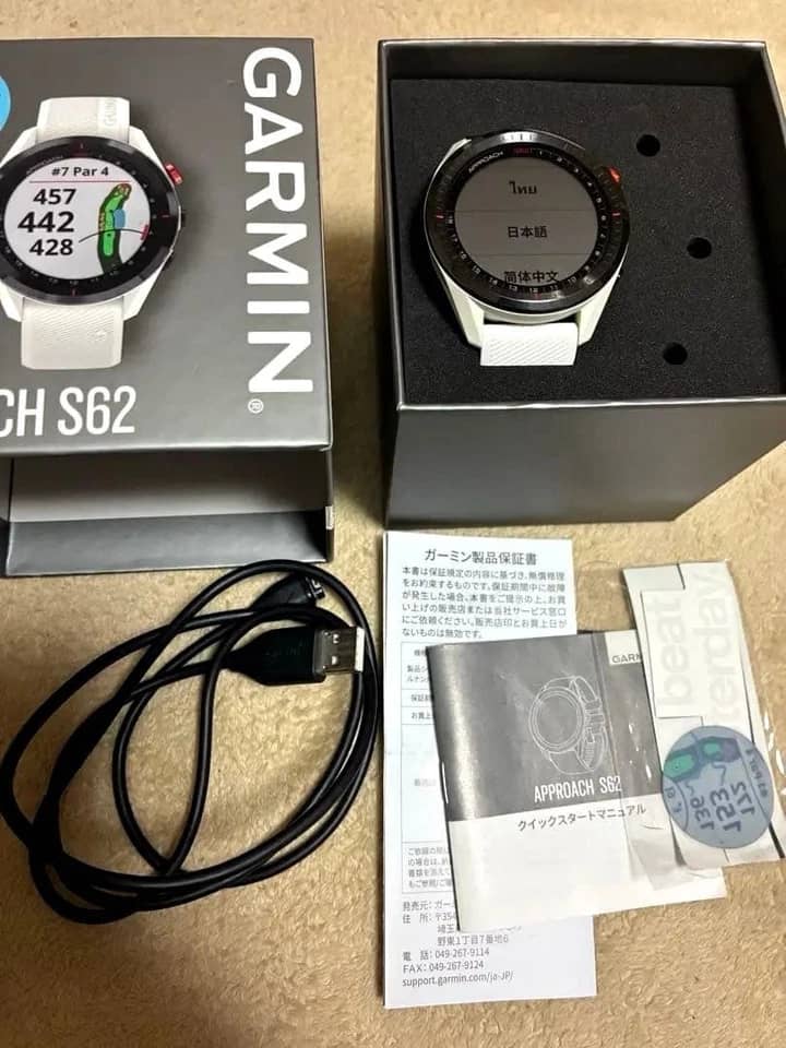 Garmin Approach S62 Smartwatches Black 47mm Used - Good
