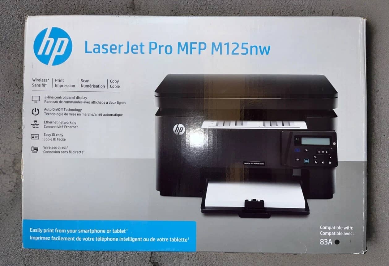 HP LaserJet Pro MFP M125nw Printers New
