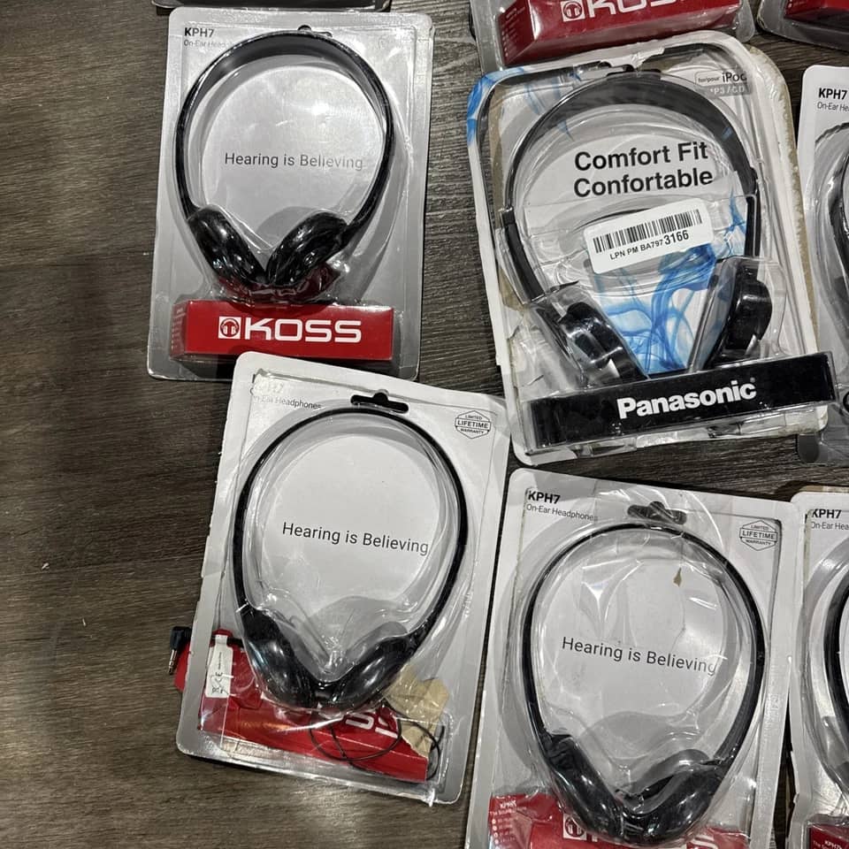 Koss KPH7 Headphones & Earbuds Black New