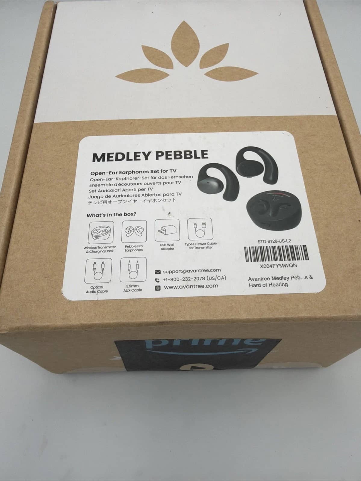 Avantree Medley Pebble Headphones & Earbuds Black New