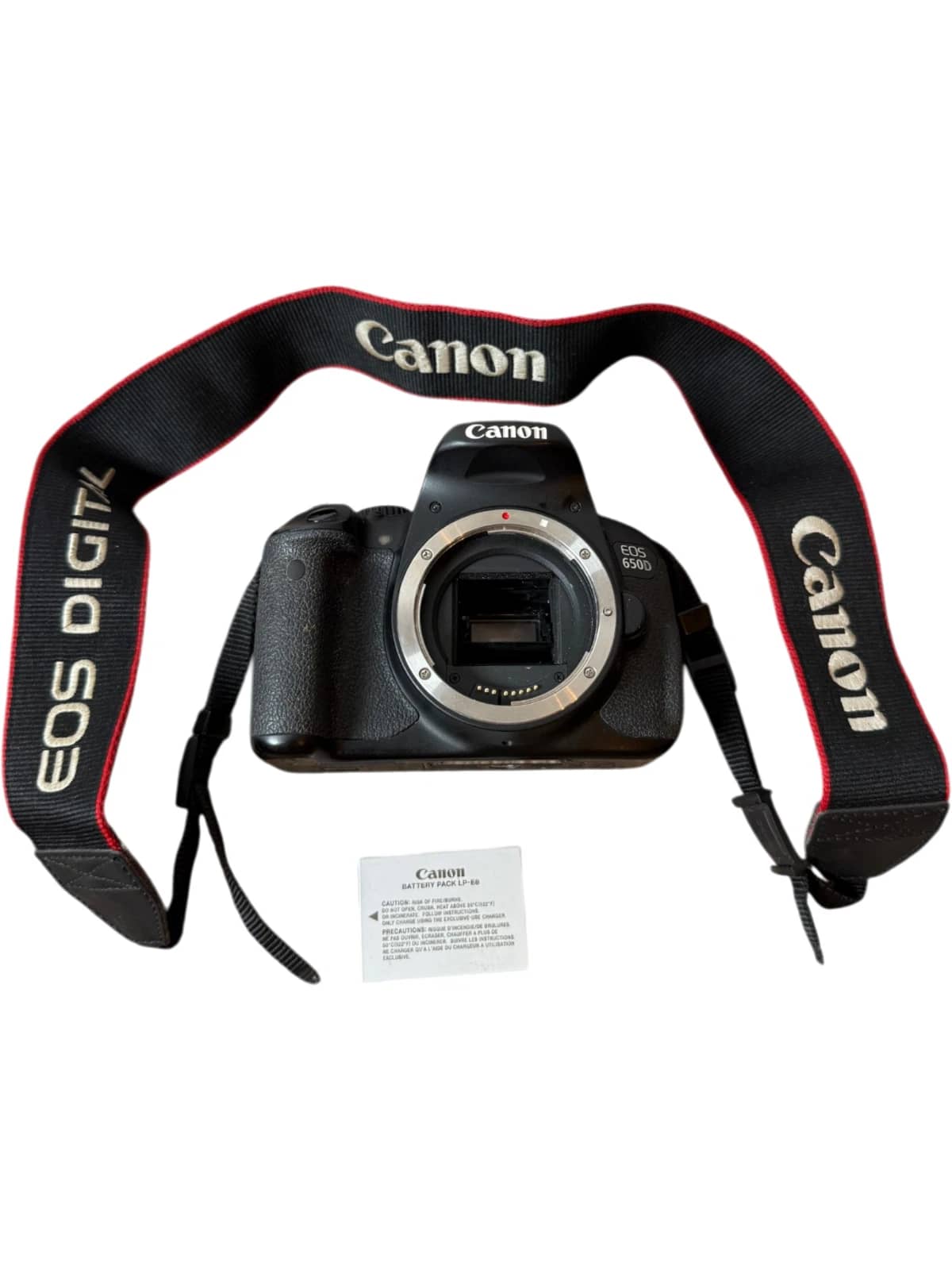 Canon EOS 650D Digital Cameras Black Used - Good Body Only