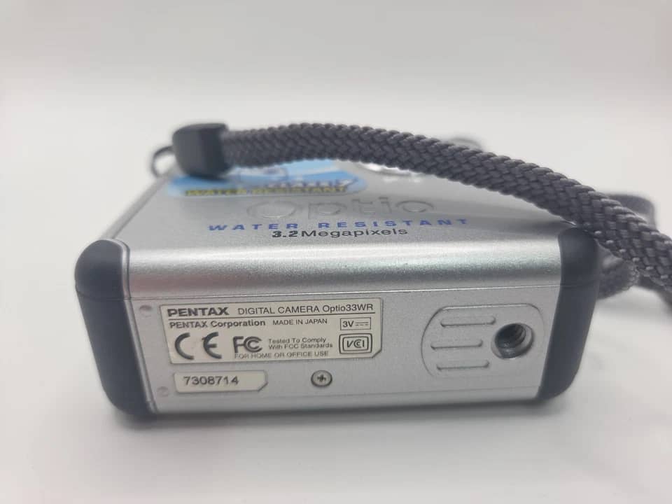 Pentax Optio 33WR Digital Cameras Silver Used - Good Body Only