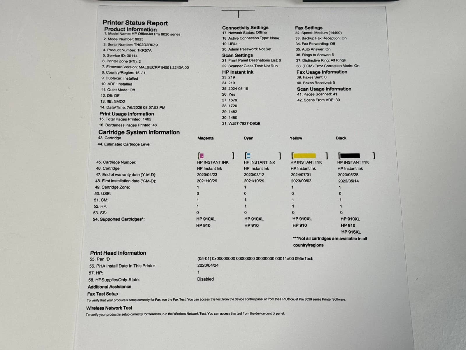 HP Pro 8025 Printers Used - Good