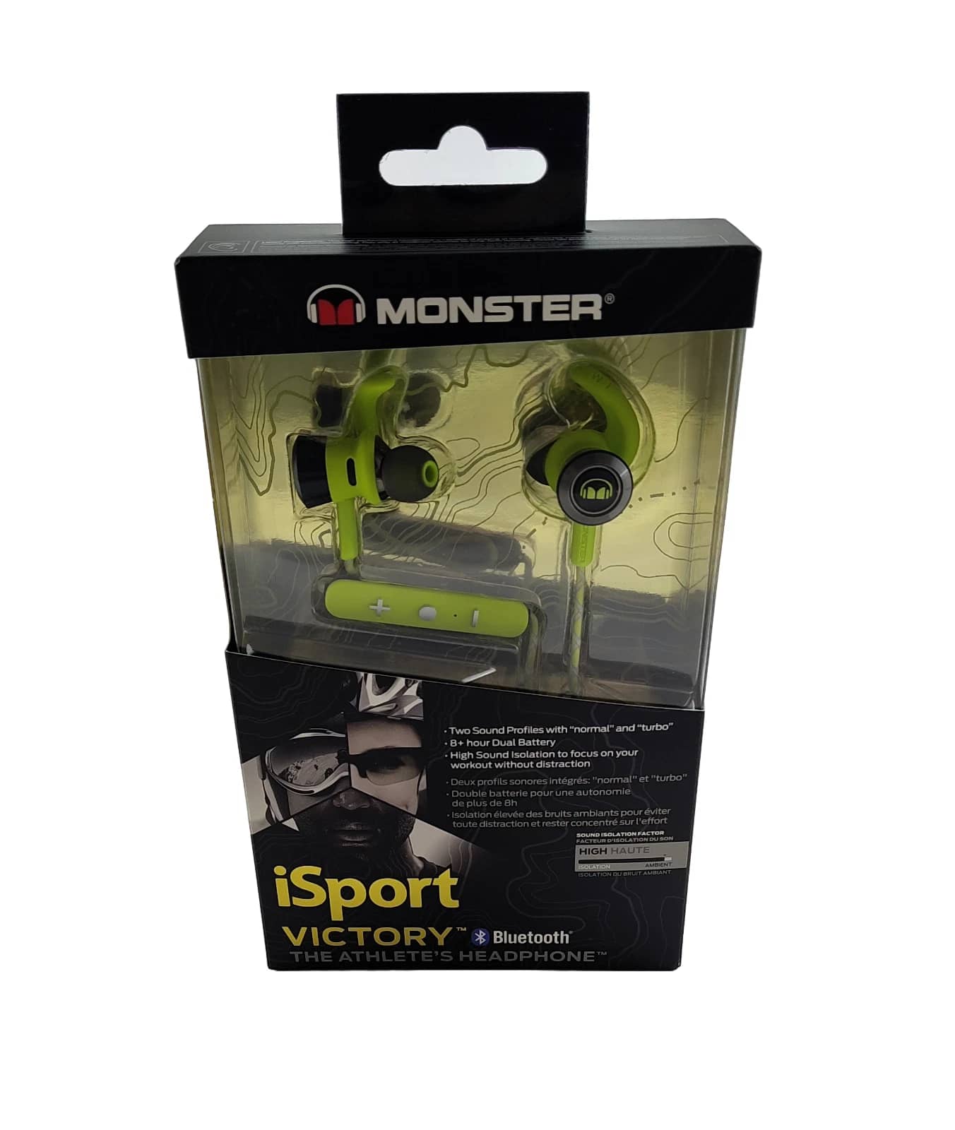 Monster iSport Headphones & Earbuds Green New