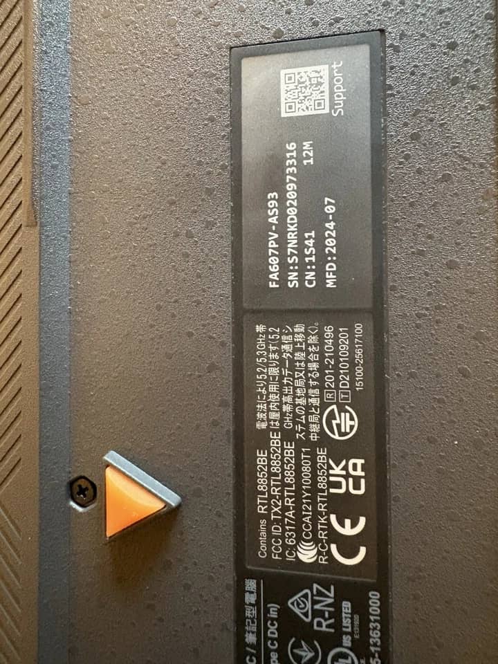 ASUS TUF FA607PV Computers