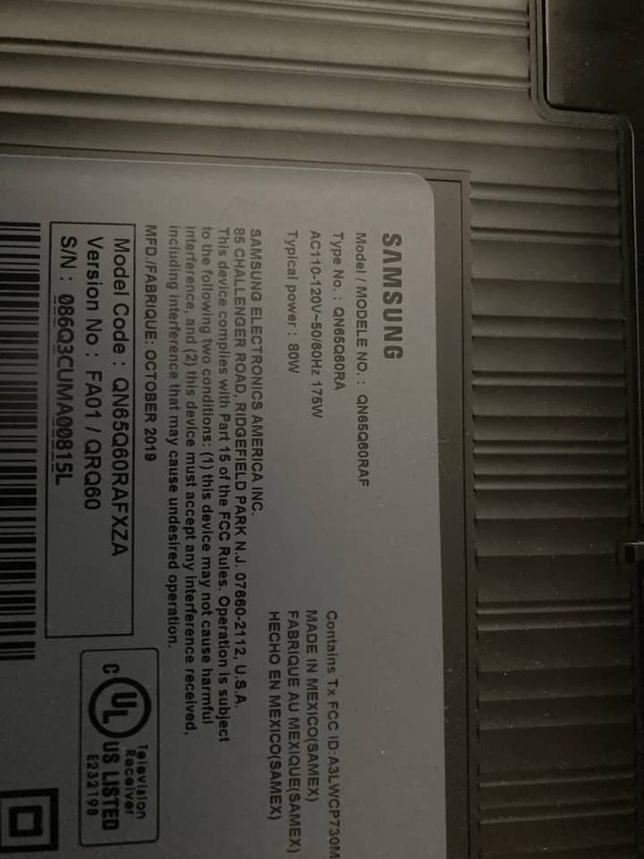 Samsung Q60B TVs