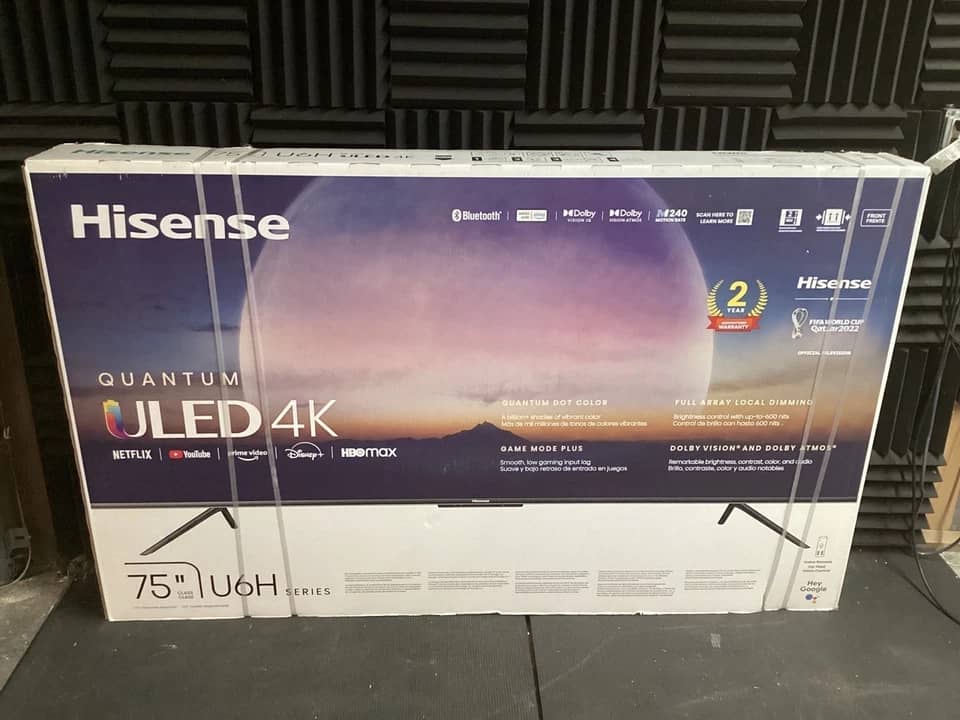 Hisense 75U6H TVs