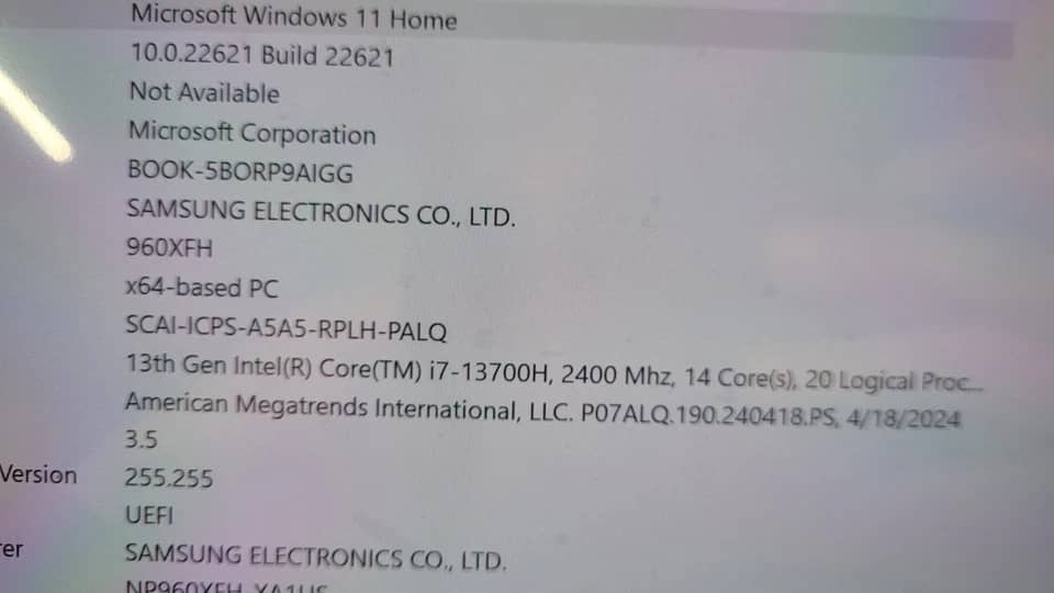 Samsung Galaxy Book3 Ultra Computers