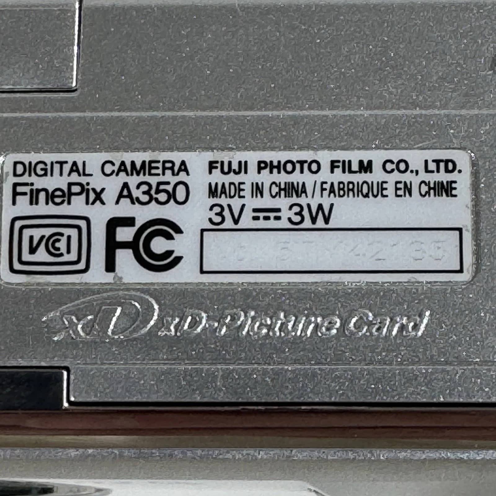 Fujifilm FinePix A350 Digital Cameras Silver Used - Good Body Only