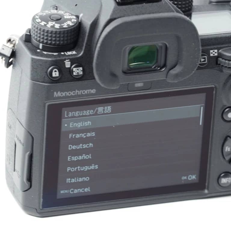 Pentax K-3 Mark III Monochrome Digital Cameras Green Used - Good