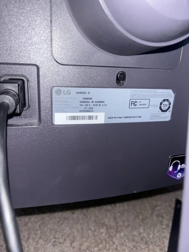 LG 49GR85DC Monitors