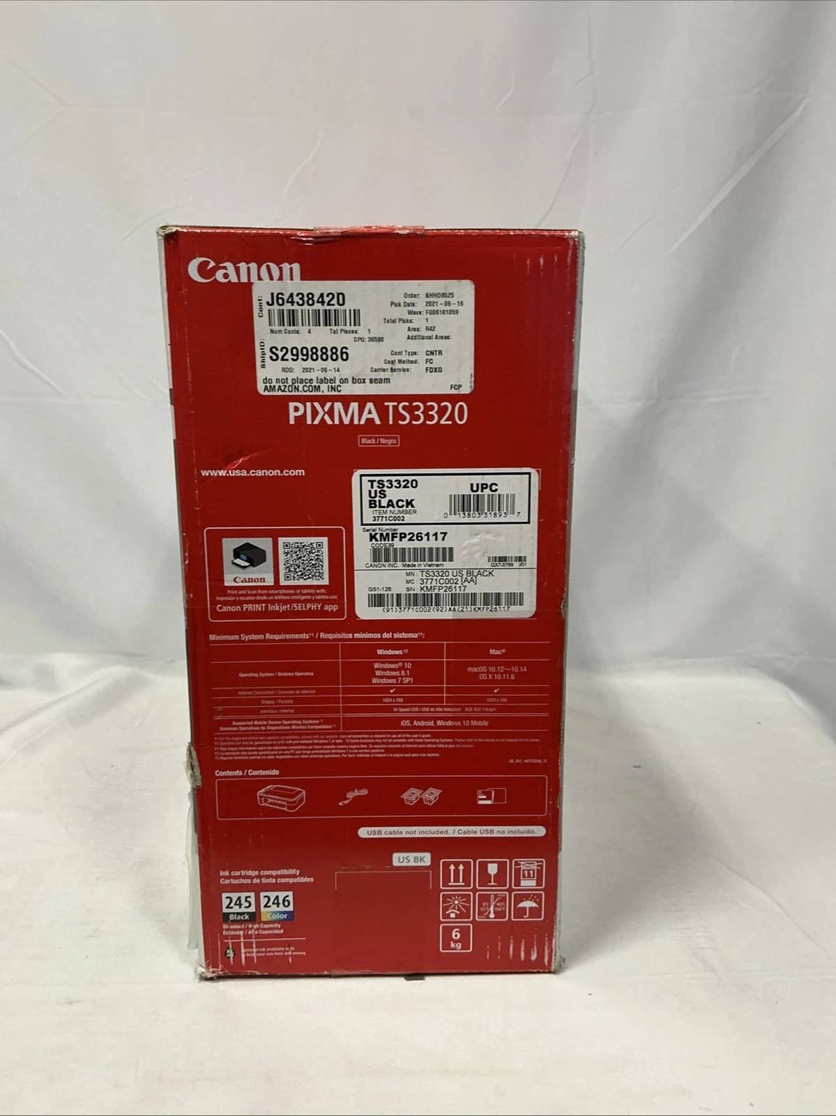 Canon Pixma TS3320 Printers New
