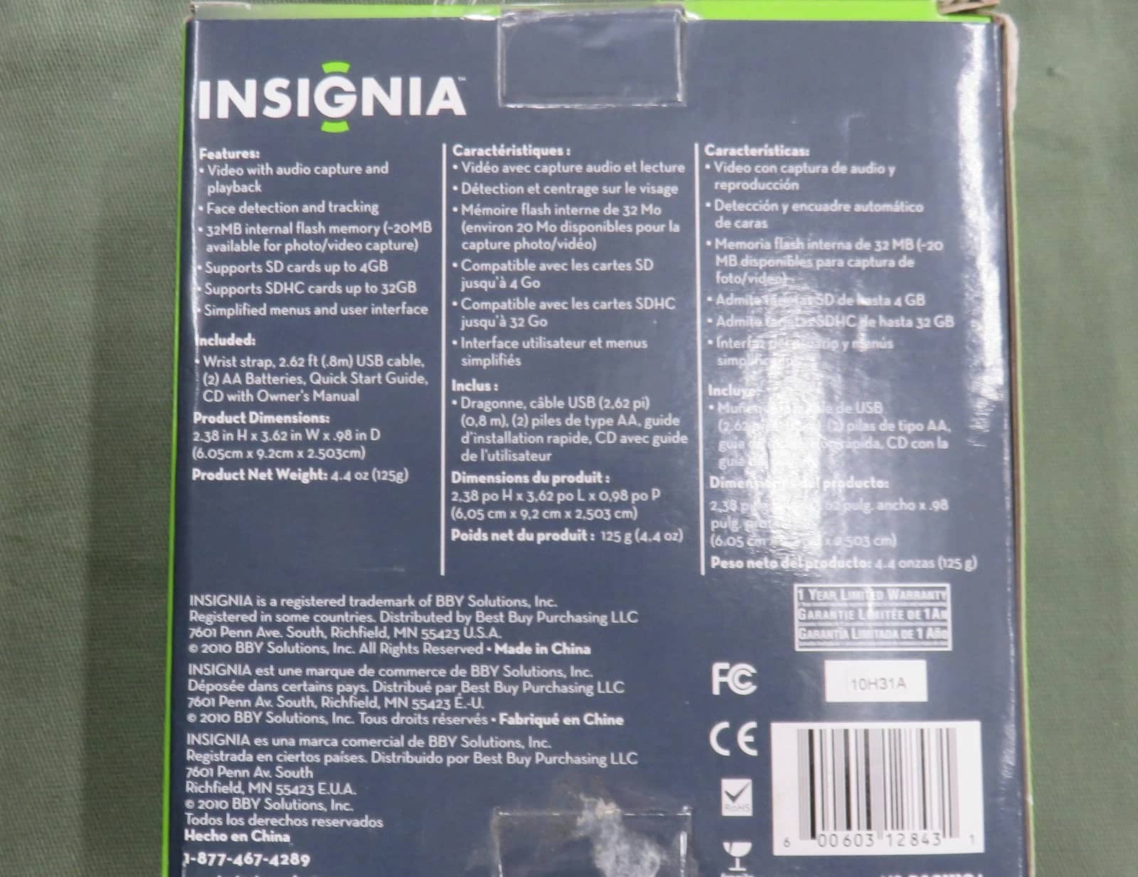 Insignia NS-DSC110A Digital Cameras Silver New Body Only