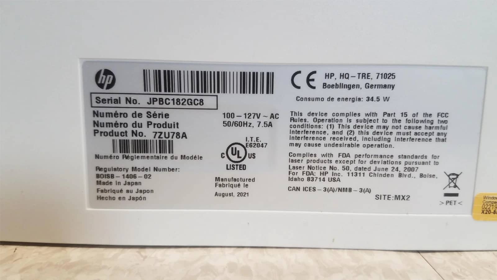 HP LaserJet Enterprise M555dn Printers New