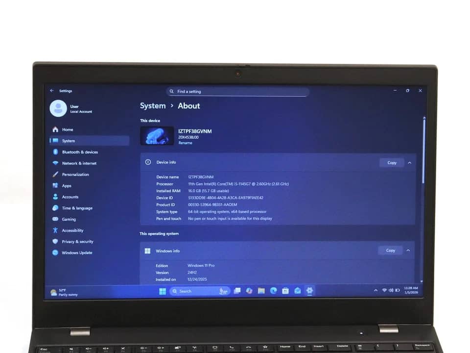 Lenovo ThinkPad L15 Computers
