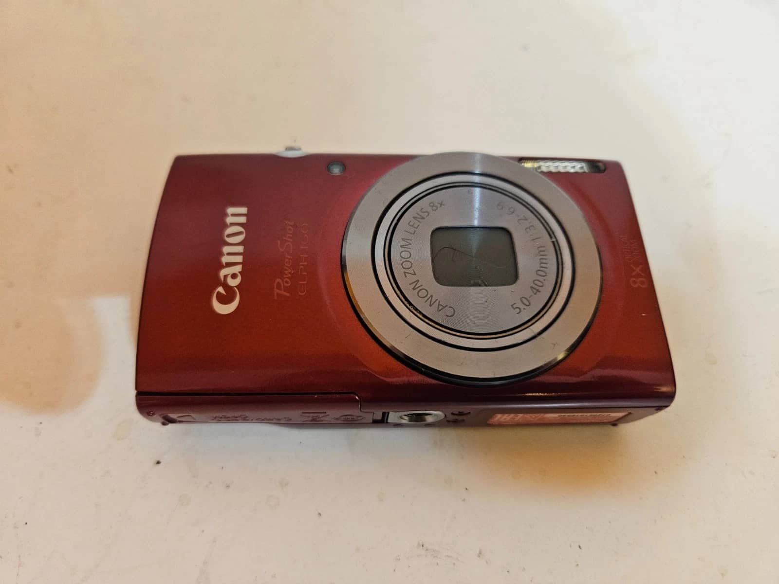Canon PowerShot ELPH 160 Digital Cameras Red Used - Good Body Only