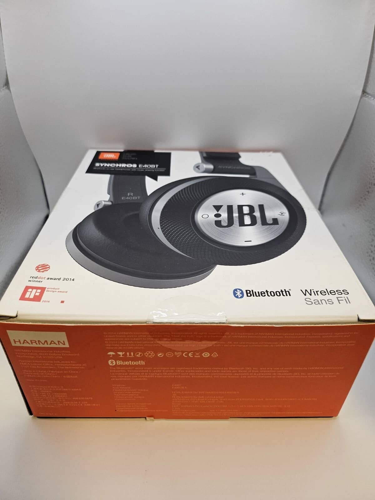 JBL Synchros E40BT Headphones & Earbuds Black New