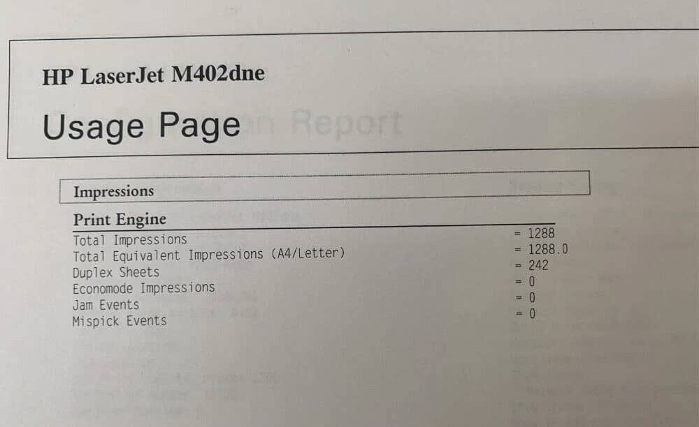 HP Laserjet M402dne Printers Used - Good
