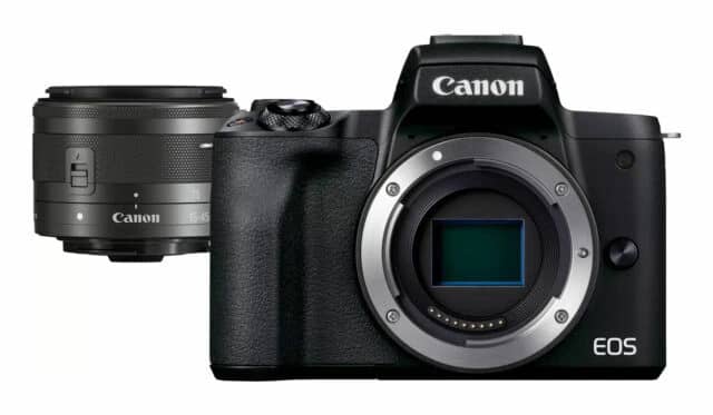 Canon EOS M50 Mark II Digital Cameras Black New Body Only