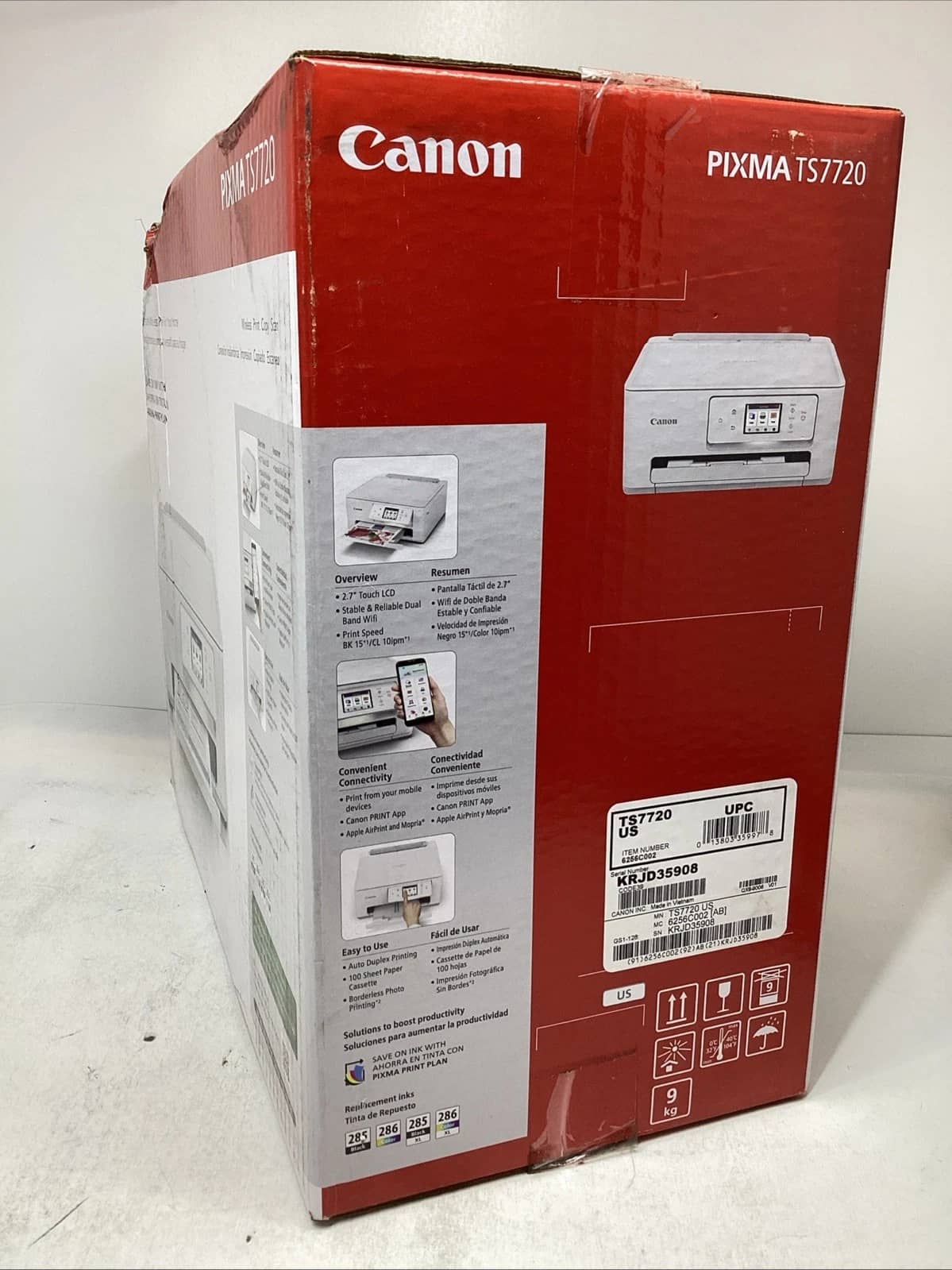 Canon Canon PIXMA TS7720 Printers White New