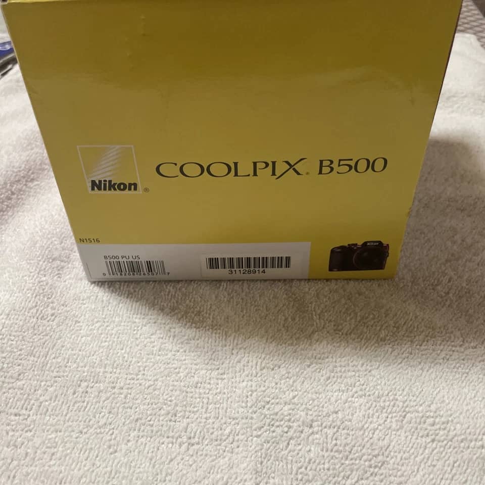 Nikon B500 Digital Cameras Black Refurbished - Excellent