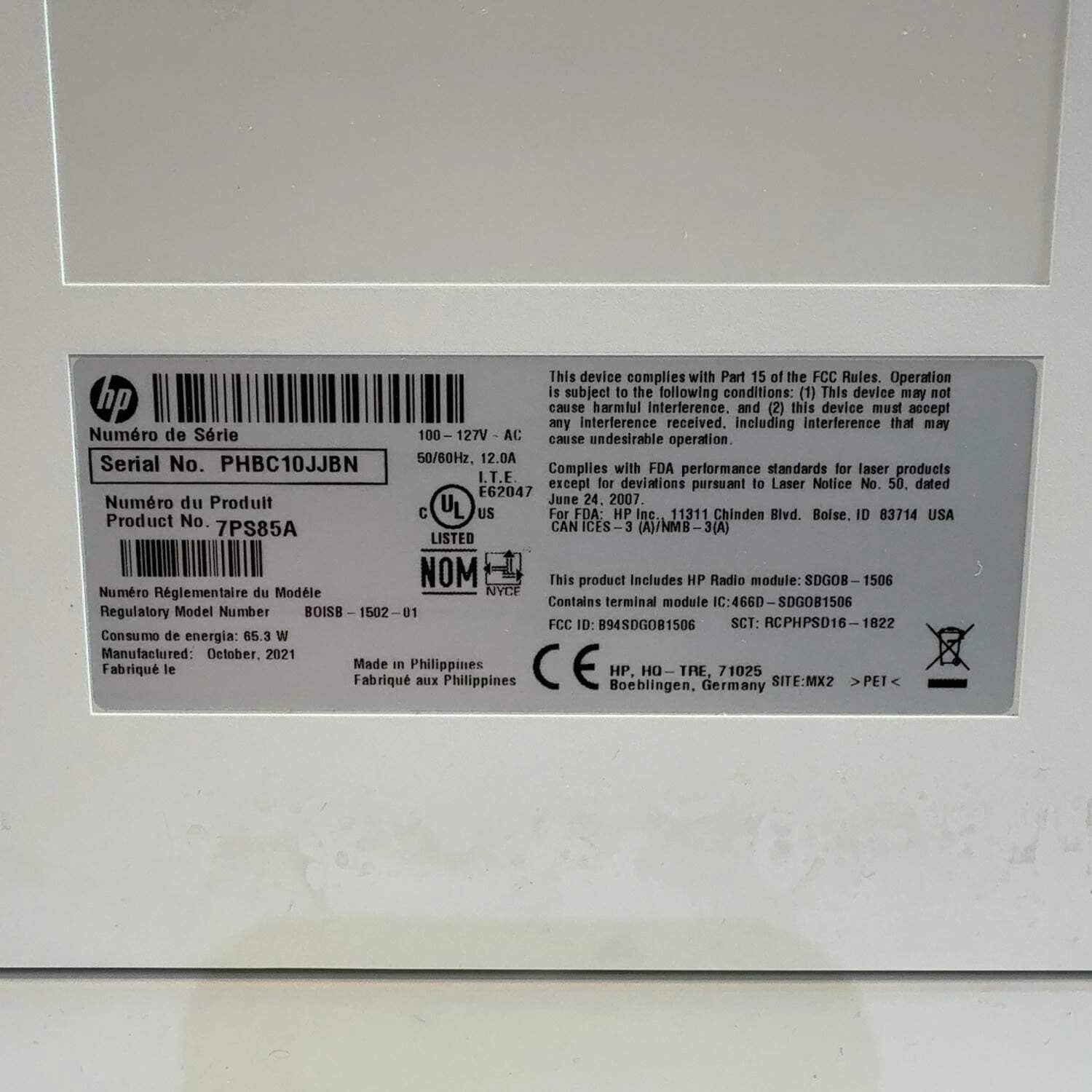 HP 7ps85a Printers Refurbished - Excellent