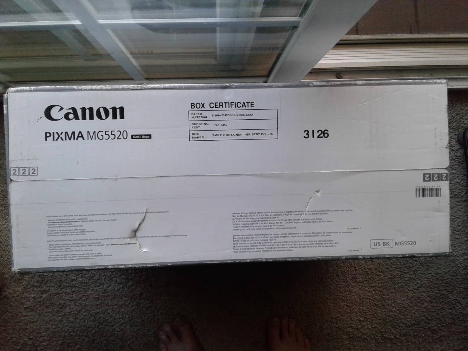 Canon Pixma MG5520 Printers Open-Box Excellent