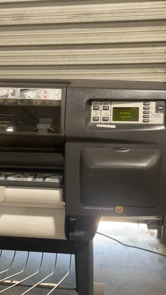 HP Designjet 1055CM Plus Printers For parts or not working