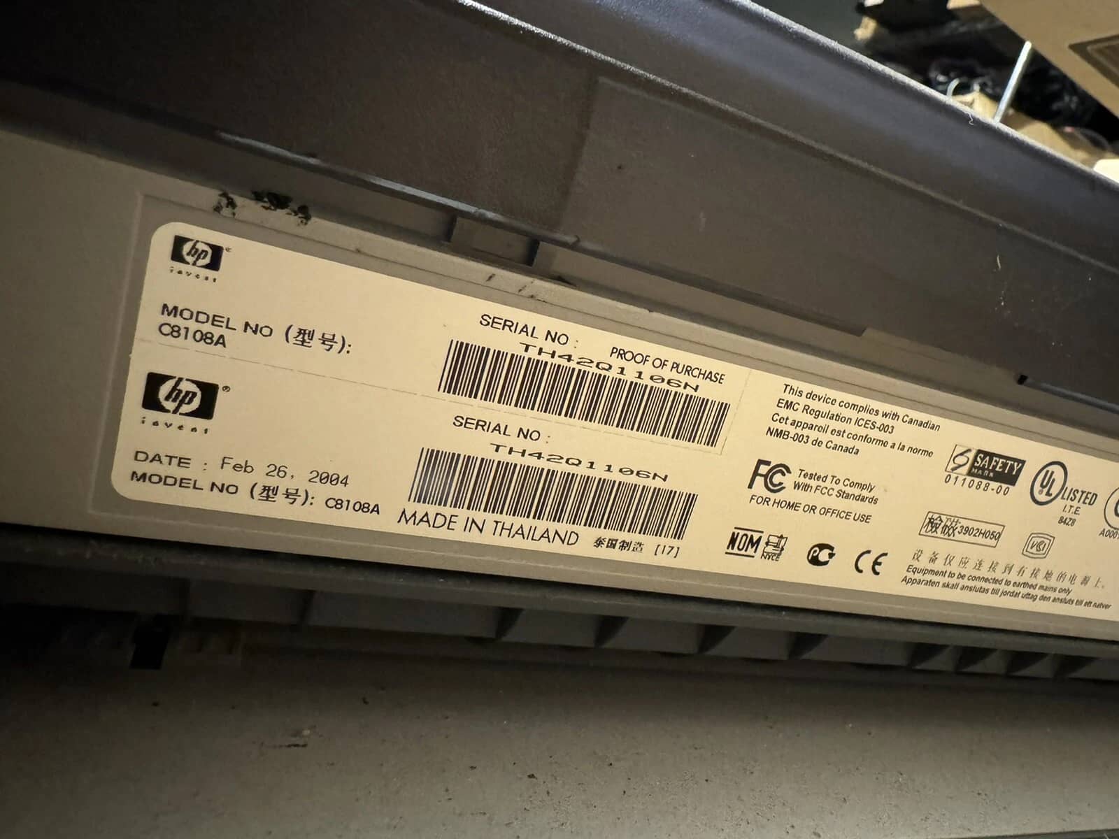 HP Color Inkjet Printer cp1700 Series Printers Used - Good