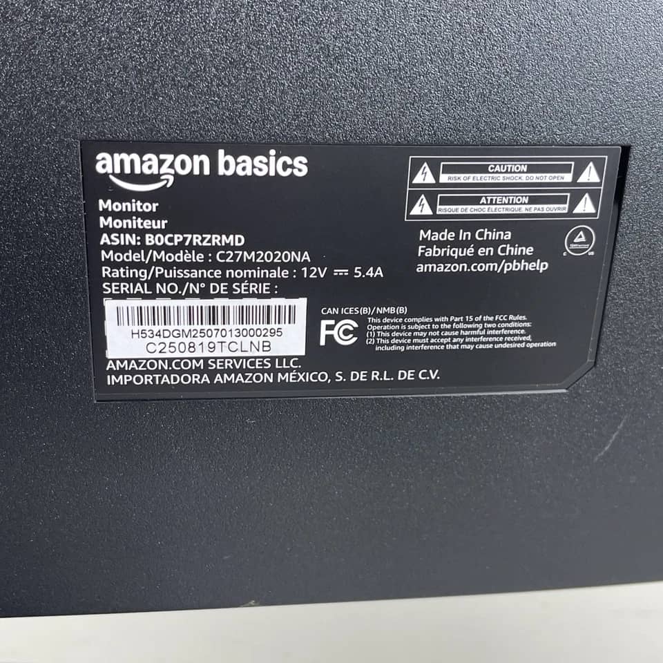 Amazon C27M2020NA Monitors