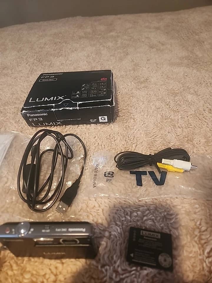 Panasonic LUMIX FP3 Digital Cameras Black New Body Only