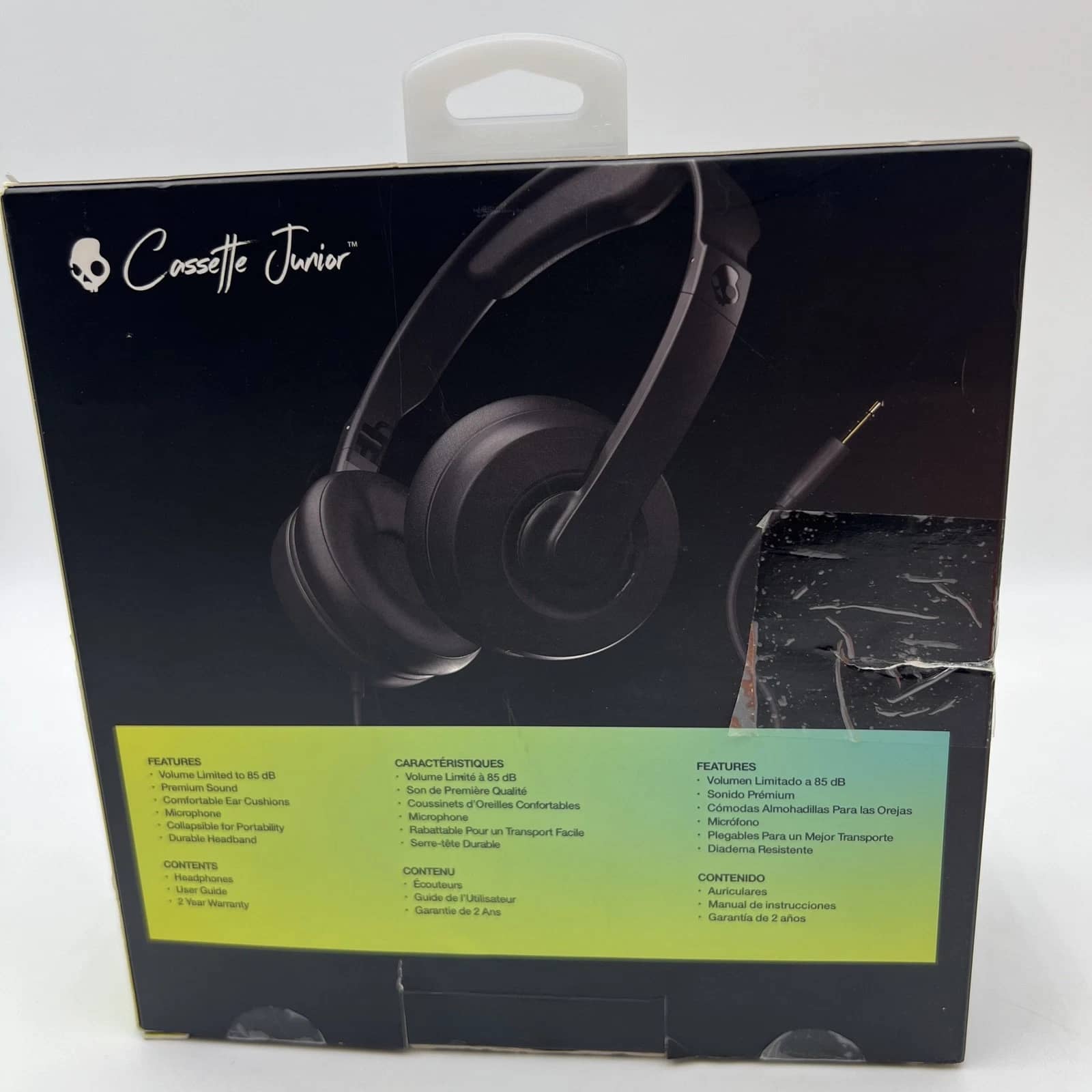 Skullcandy Cassette Headphones & Earbuds Black New