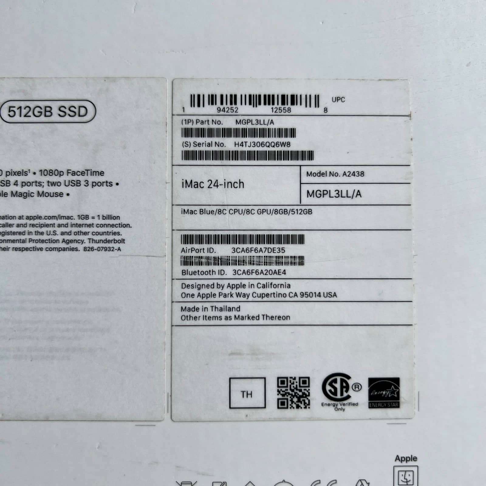 Apple iMac 21.5" 2017 Retina 4K Computers 1TB 8GB New