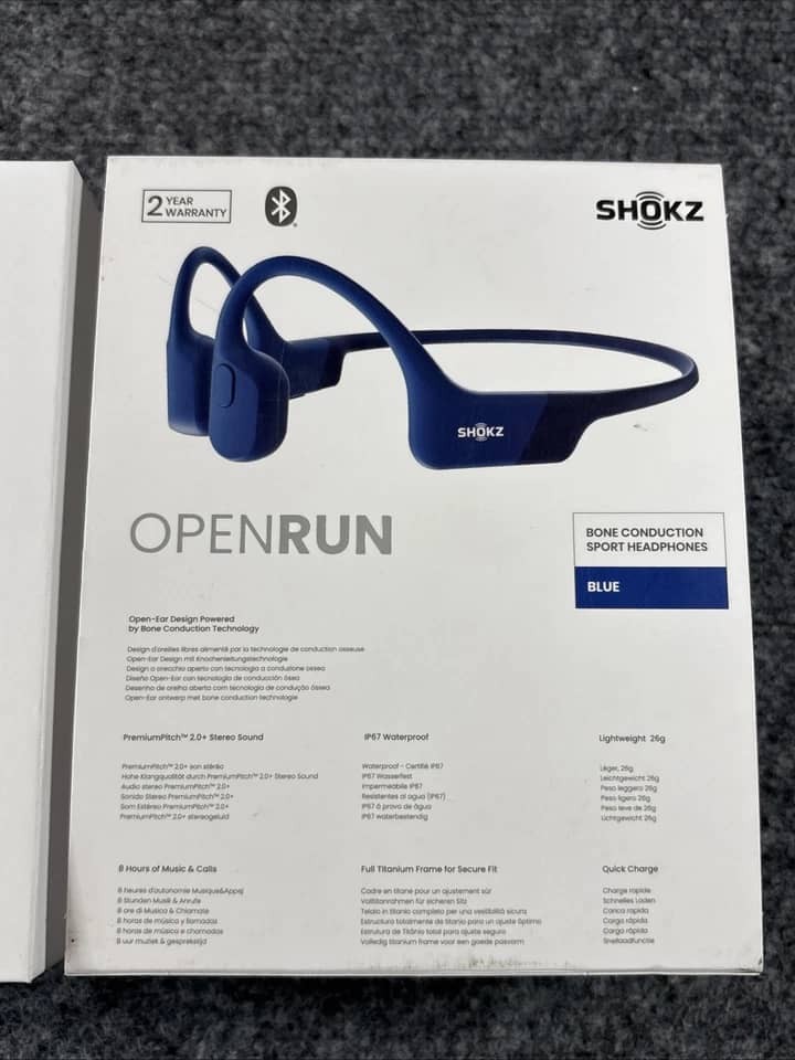 Shokz S803 Headphones & Earbuds Black New