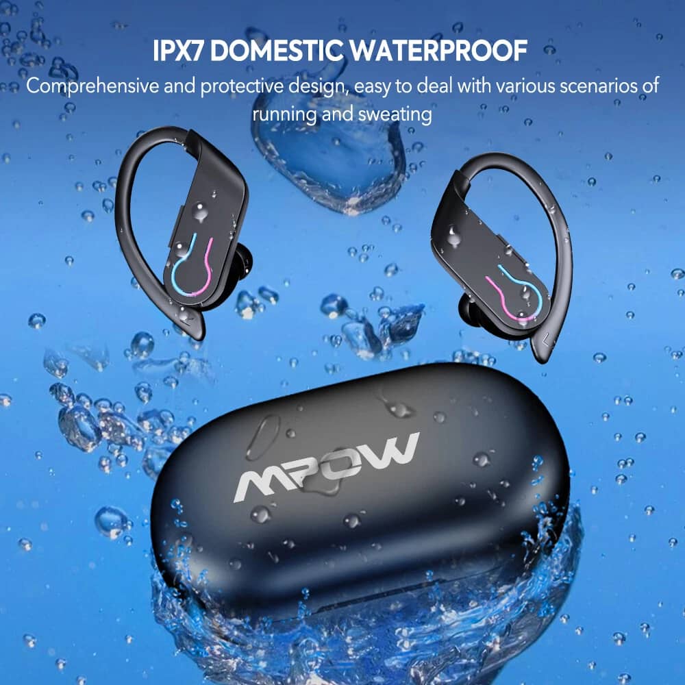 Mpow Q63 Headphones & Earbuds Black New